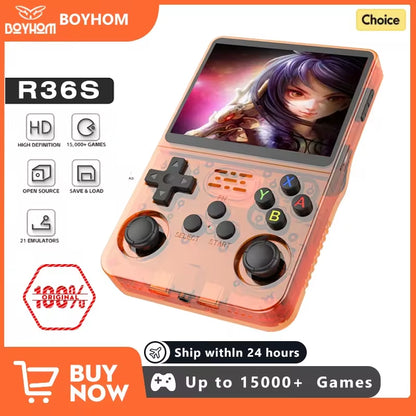 Open Source  Retro Handheld Video Game Console Linux System 3.5 Inch IPS Screen Portable Pocket Video Player 64GB 128G Games